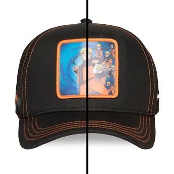 Petten gebogen zwart snapback Naruto Uzumaki NS5 KAG Naruto Naruto Uzumaki Naruto van Capslab