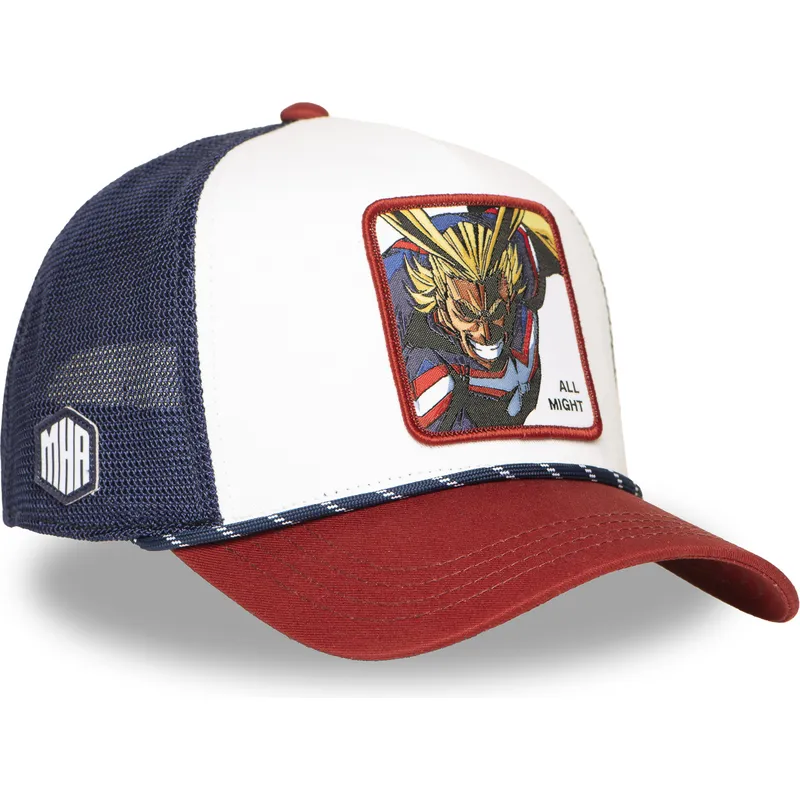 cappellino-trucker-multicolore-all-might-mha2-all-my-hero-academia-di-capslab