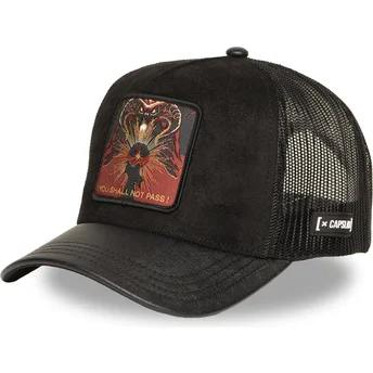 Capslab Gandalf You Shall Not Pass LOTR PAS The Lord of the Rings Black Trucker Hat