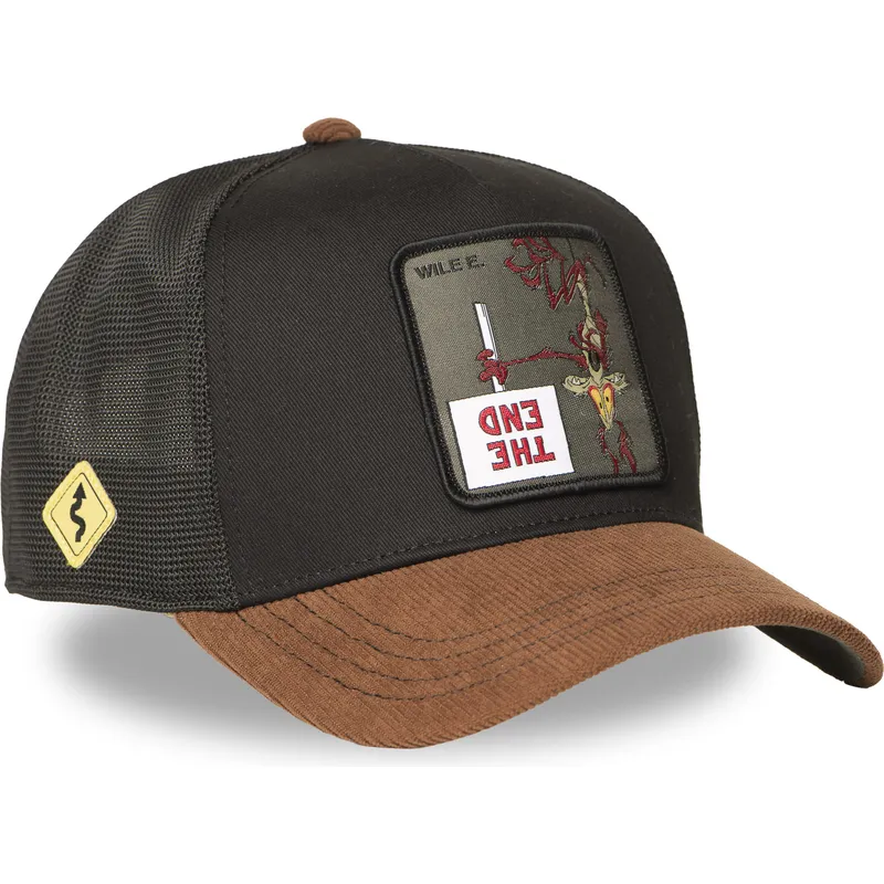 petten-gebogen-zwart-snapback-loo12-wi2-coyote-looney-tunes-van-capslab