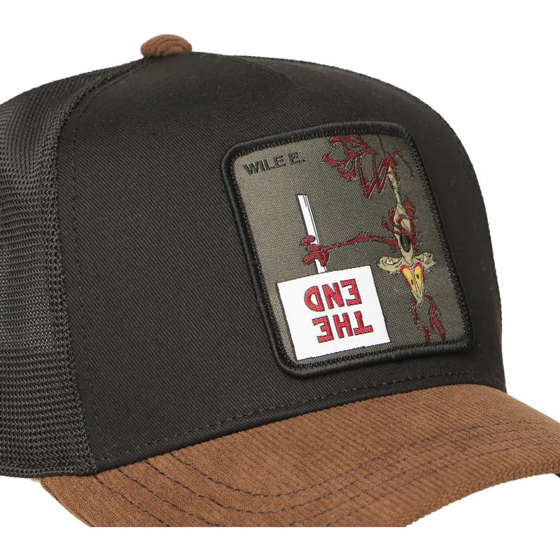 petten-gebogen-zwart-snapback-loo12-wi2-coyote-looney-tunes-van-capslab