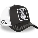 cappellino-trucker-nero-e-bianco-bugs-bunny-loo12-bug-ct-looney-tunes-di-capslab