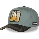 capslab-curved-brim-daffy-duck-loo12-daf2-looney-tunes-green-and-black-snapback-cap