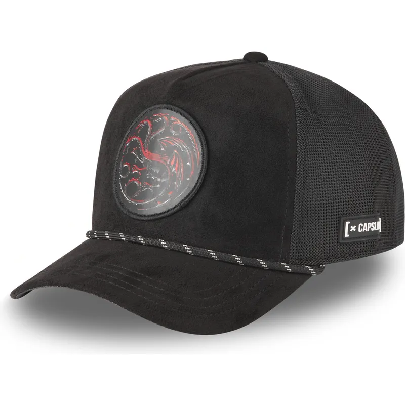 petten-gebogen-zwart-snapback-hod-sym-huis-targaryen-game-of-thrones-van-capslab petten-gebogen-zwart-snapback-hod-sym-huis-targaryen-game-of-thrones-van-capslab