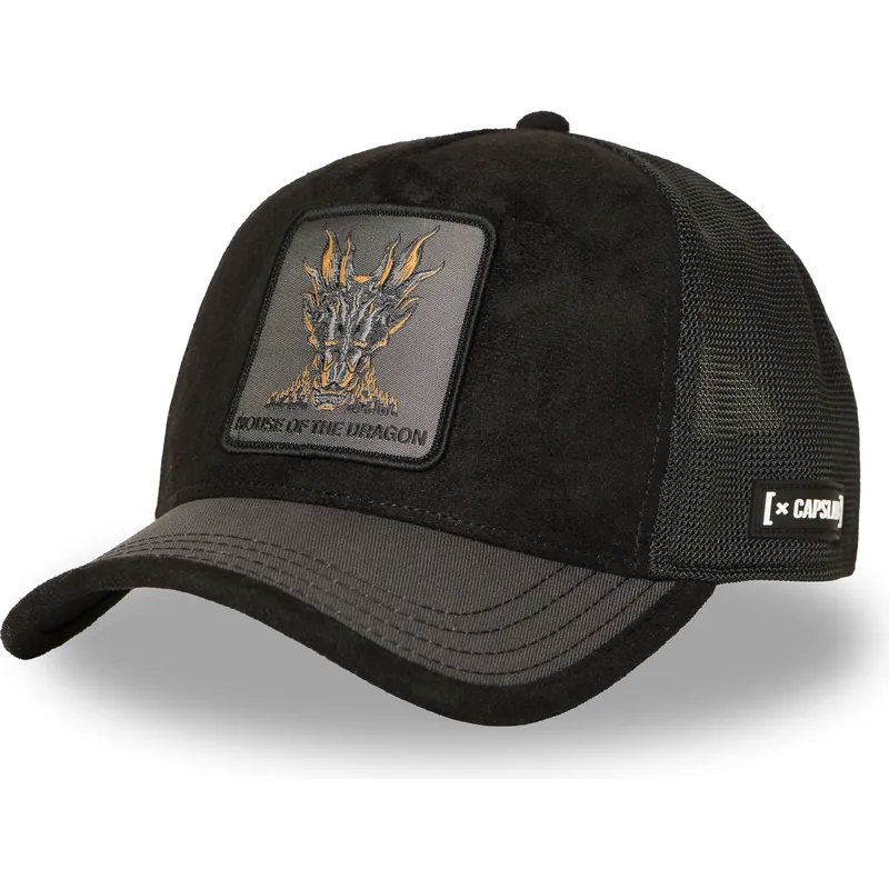 petten-gebogen-zwart-snapback-house-of-the-hod-dra-game-of-thrones-van-capslab