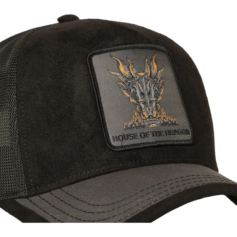 petten-gebogen-zwart-snapback-house-of-the-hod-dra-game-of-thrones-van-capslab