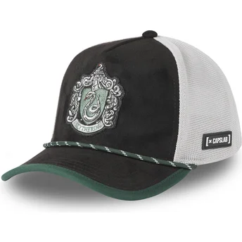 Petten gebogen zwart snapback Zwadderich Harry Potter van Capslab