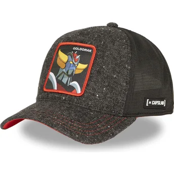 Sort trucker kasket Robot Grendizer Goldorak GOL6 ROB Robot Grendizer fra Capslab