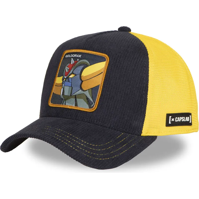 cappellino-trucker-blu-marino-e-giallo-robot-grendizer-goldorak-gol6-gol-robot-grendizer-di-capslab