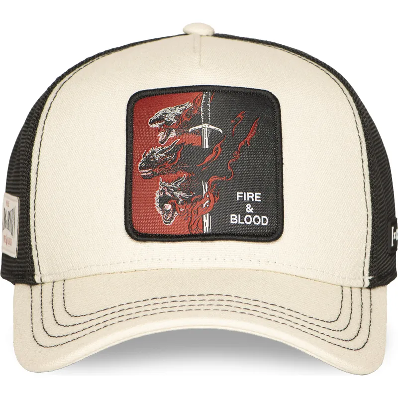 petten-gebogen-beige-snapback-casa-targaryen-fire-and-blood-got-tar-juego-huis-targaryen-game-of-thrones-van-capslab