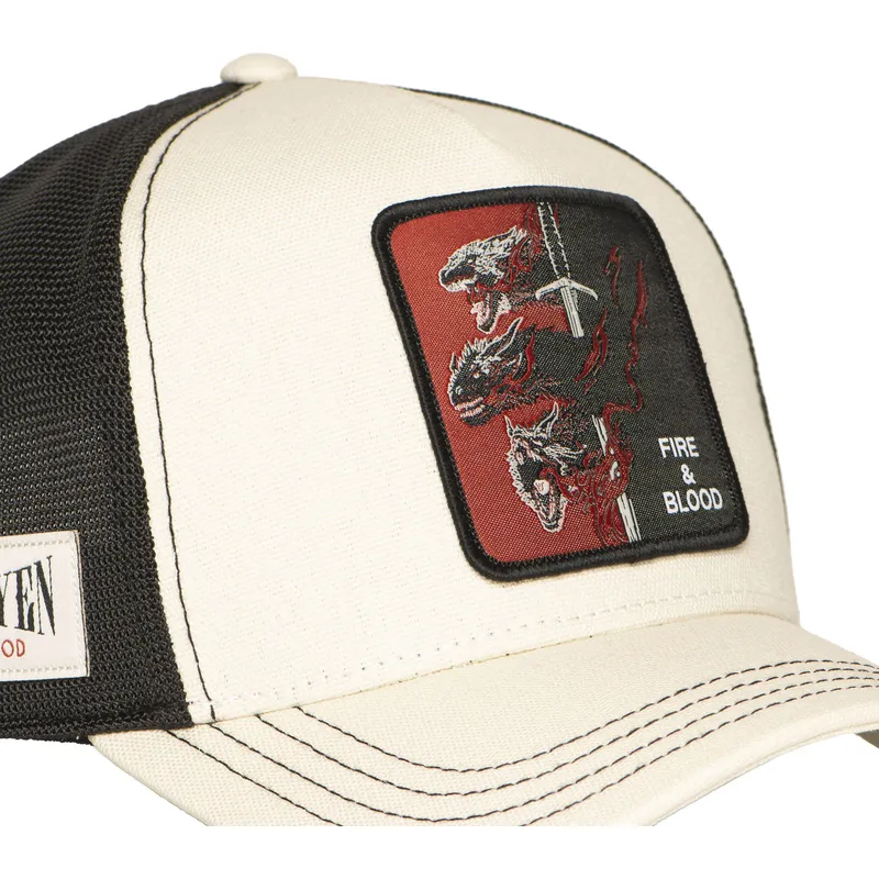 beige-och-svart-trucker-keps-casa-targaryen-fire-and-blood-got-tar-game-of-thrones-fran-capslab