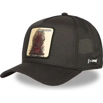 Petten gebogen zwart snapback GOT IRO IJzeren Troon Game of Thrones van Capslab