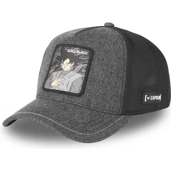 Petten gebogen zwart snapback DBS7 BLA Goku Black Dragon Ball van Capslab