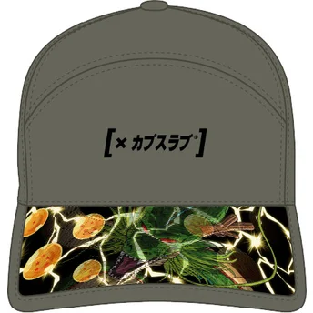 Cappellino curvo verde regolabile Shenron DBZ10 SHE Dragon Ball di Capslab