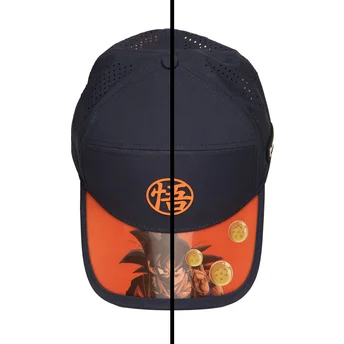 Cappellino curvo blu marino regolabile Son Goku DBZ10 GOK Dragon Ball di Capslab
