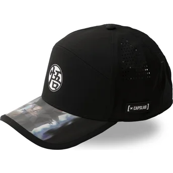 Cappellino curvo nero regolabile Son Goku DBS7 ULT Dragon Ball di Capslab