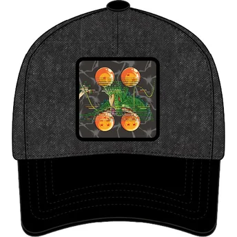 Sort snapback-kasket med buet skygge Shenron DBS7 SHE Dragon Ball fra Capslab