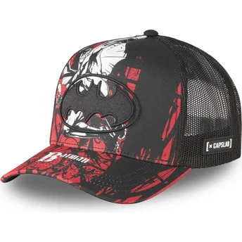 Petten gebogen zwart snapback DC10 GRA CT Batman DC Comics van Capslab