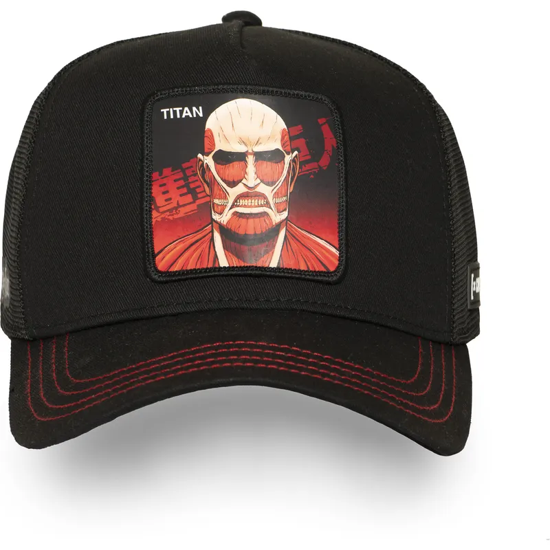 petten-gebogen-zwart-snapback-kolossale-titaan-attack-on-titan-van-capslab petten-gebogen-zwart-snapback-kolossale-titaan-attack-on-titan-van-capslab