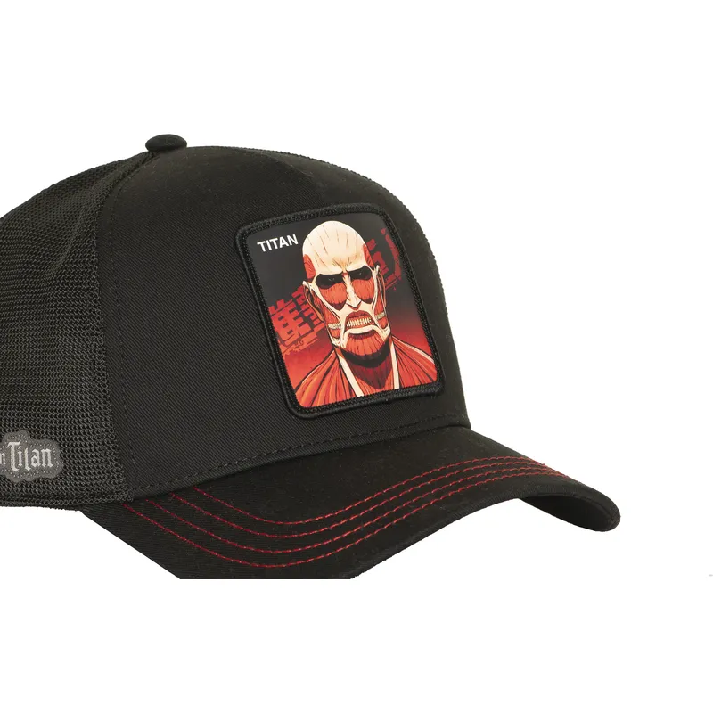 petten-gebogen-zwart-snapback-kolossale-titaan-attack-on-titan-van-capslab petten-gebogen-zwart-snapback-kolossale-titaan-attack-on-titan-van-capslab