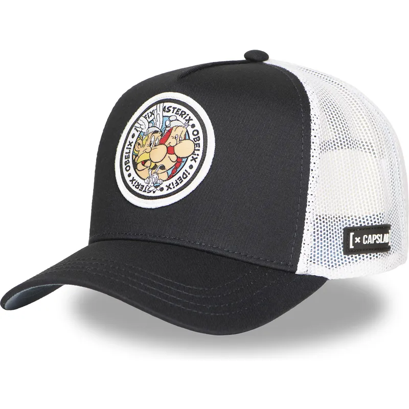 petten-gebogen-zwart-snapback-obelix-e-idefix-ast2-crw-asterix-asterix-de-gallier-van-capslab