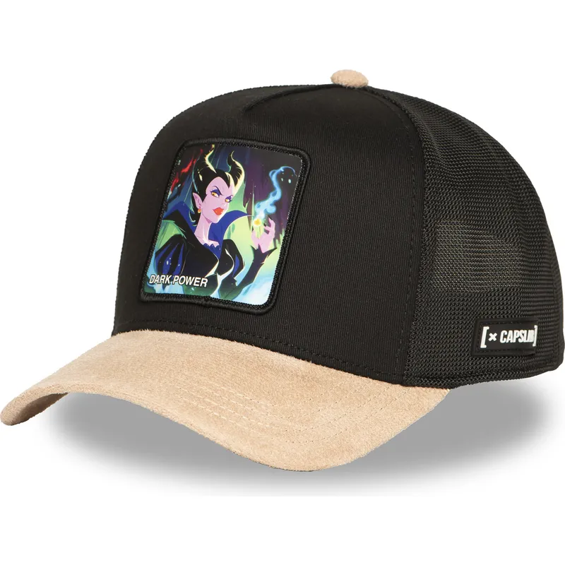 gorra-trucker-sort-og-brun-malefica-dark-power-sp-pri3-disney-fra-capslab