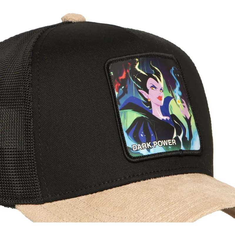 gorra-trucker-sort-og-brun-malefica-dark-power-sp-pri3-disney-fra-capslab