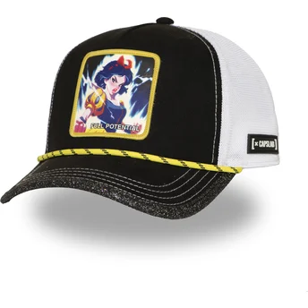 Schwarze und weiße Trucker-Kappe Blancanieves Full Potential SP PRI2 Disney von Capslab