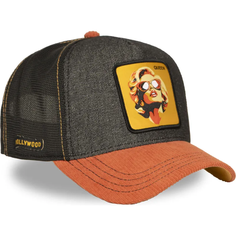 petten-gebogen-zwart-snapback-marilyn-monroe-famous-van-capslab