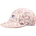 petten-gebogen-beige-snapback-rosa-simple-aztek-soft-fc-van-djinns