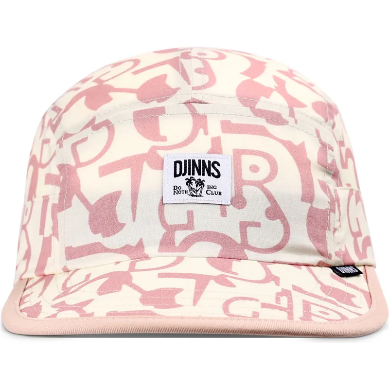 petten-gebogen-beige-snapback-rosa-simple-aztek-soft-fc-van-djinns