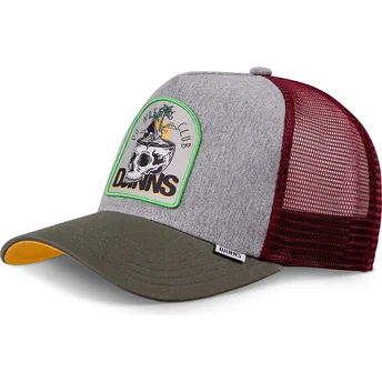 Cappellino trucker multicolore Scull Do Nothing Club HFT di Djinns