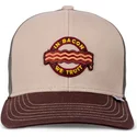 djinns-food-bacon-basic-mehrfarbige-snapback-kinderkappe-mit-gebogenem-schirm