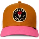 petten-gebogen-meerkleurig-snapback-voor-kinderen-food-gelato-basic-van-djinns
