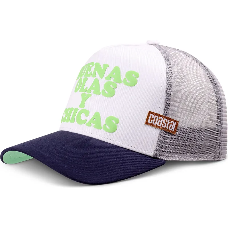 mehrfarbige-trucker-kappe-buenas-olas-y-chicas-hft-von-coastal