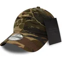 petten-gebogen-camouflage-verstelbare-band-9twenty-brushed-cotton-three-looms-woodland-van-new-era