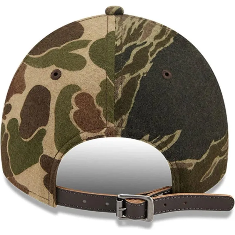 petten-gebogen-camouflage-verstelbare-band-9twenty-brushed-cotton-three-looms-woodland-van-new-era
