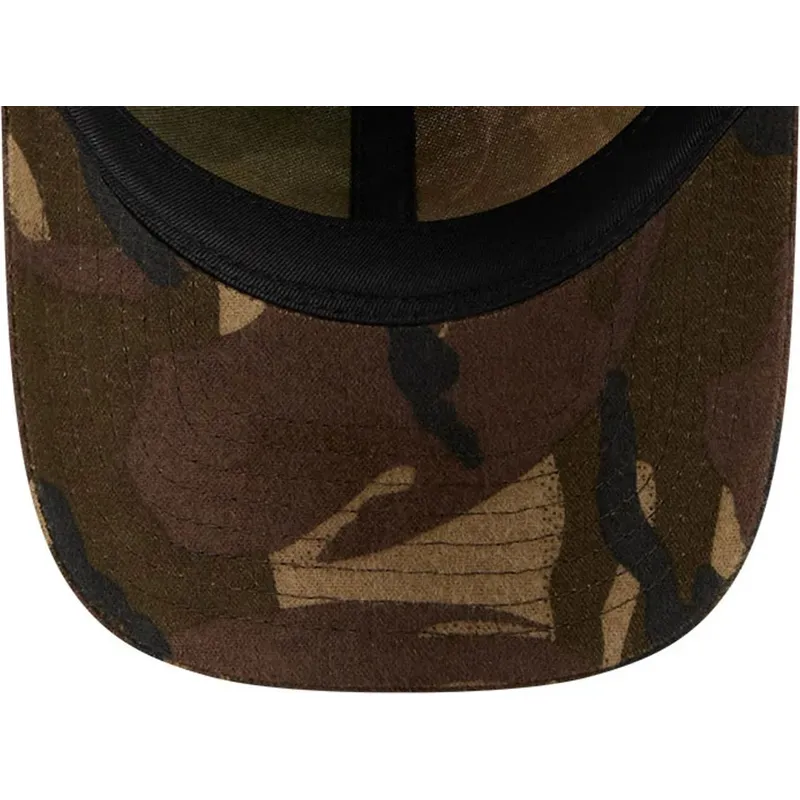 petten-gebogen-camouflage-verstelbaar-9twenty-brushed-cotton-three-looms-woodland-van-new-era