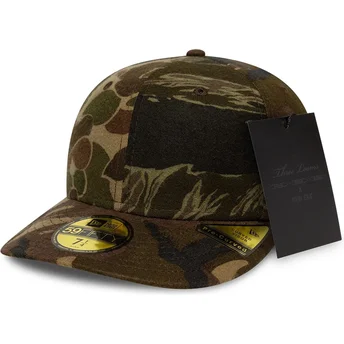 Petten gebogen camouflage aangepast 59FIFTY Pre-Curved van New Era