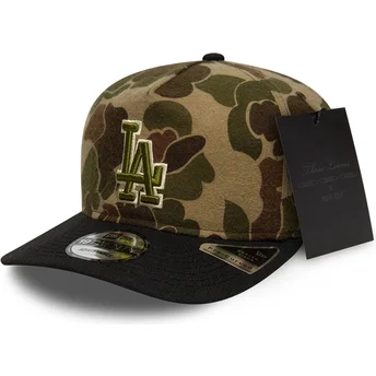 Cap gebogen camouflage adjustable strap 19TWENTY Brushed Cotton Three Looms Duck van Los Angeles Dodgers MLB van New Era