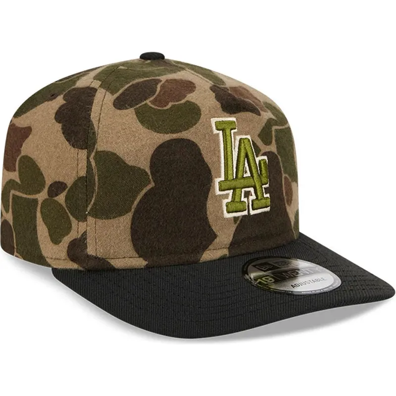 buet-kasket-camouflage-justerbar-19twenty-brushed-cotton-three-looms-duck-fra-los-angeles-dodgers-mlb-fra-new-era