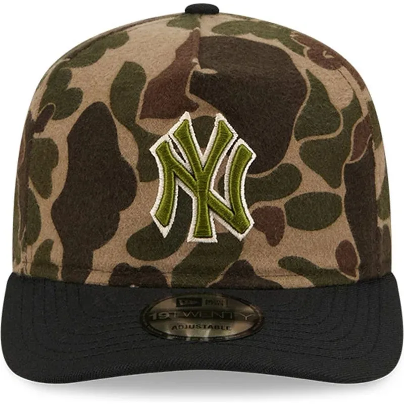 gebogene-kappe-camouflage-verstellbar-19twenty-brushed-cotton-three-looms-duck-der-new-york-yankees-mlb-von-new-era
