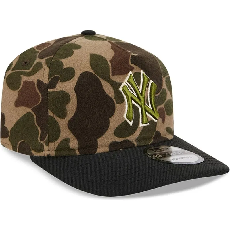 justerbar-camouflagemonstret-buet-kasket-19twenty-brushed-cotton-three-looms-duck-fra-new-york-yankees-mlb-fra-new-era