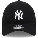 petten-gebogen-zwart-verstelbaar-9twenty-merino-wool-yarn-van-new-york-yankees-mlb-van-new-era