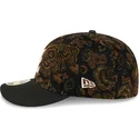 cappellino-curvo-nero-chiuso-59fifty-low-profile-floral-cord-three-looms-printed-corduroy-di-atlanta-braves-mlb-di-new-era