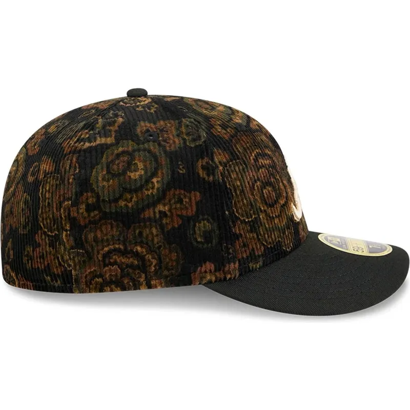 cap-gebogen-black-ajustada-59fifty-low-profile-floral-cord-three-looms-printed-corduroy-van-atlanta-braves-mlb-van-new-era