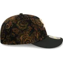 gorra-curva-negra-ajustada-59fifty-low-profile-floral-cord-three-looms-printed-corduroy-de-chicago-white-sox-mlb-de-new-era