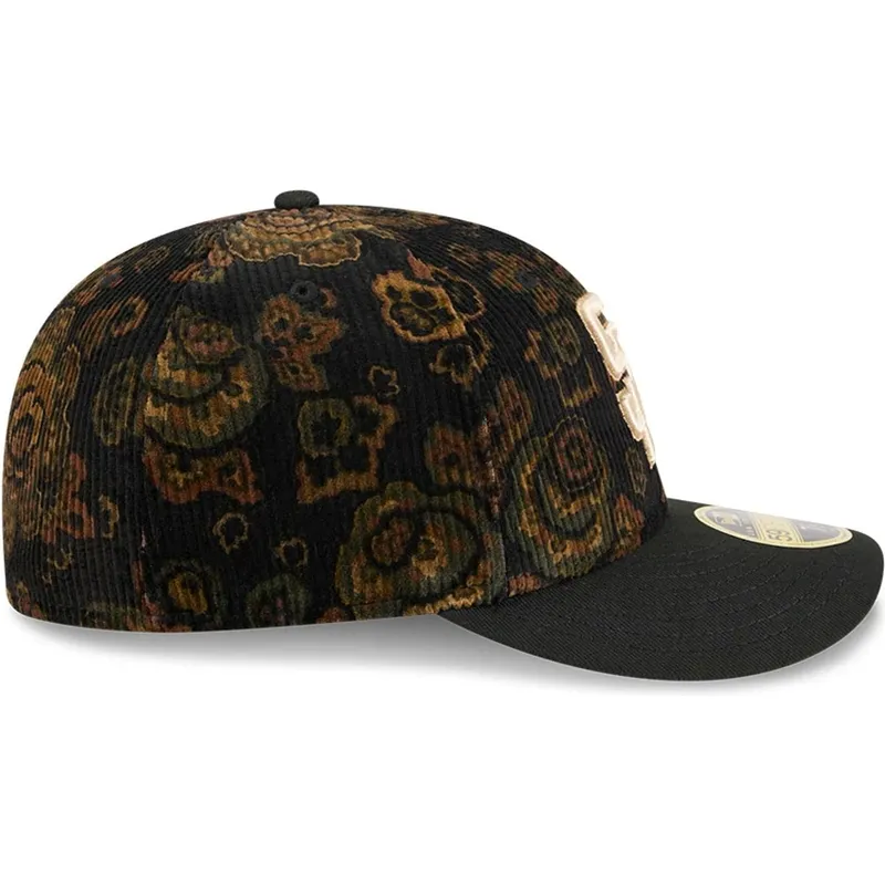 cap-gebogen-black-ajustada-59fifty-low-profile-floral-cord-three-looms-printed-corduroy-van-san-diego-padres-mlb-van-new-era