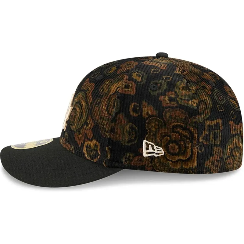 cap-gebogen-black-ajustada-59fifty-low-profile-floral-cord-three-looms-printed-corduroy-van-los-angeles-dodgers-mlb-van-new-era