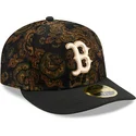 czarna-dopasowana-czapka-z-zakrzywionym-daszkiem-59fifty-low-profile-floral-cord-three-looms-printed-corduroy-boston-red-sox-mlb